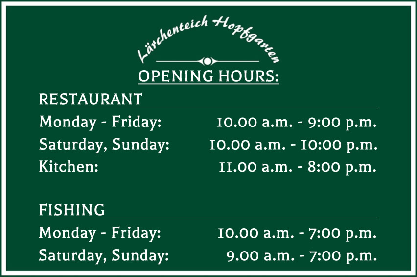 Opening Hours